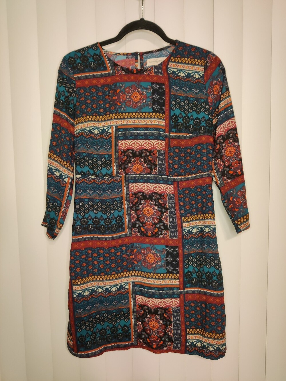 Abercrombie & Fitch Patchwork Mini Dress